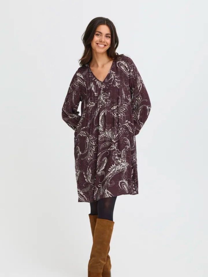 KJOLE FRKIKI PAISLEY FUDGE