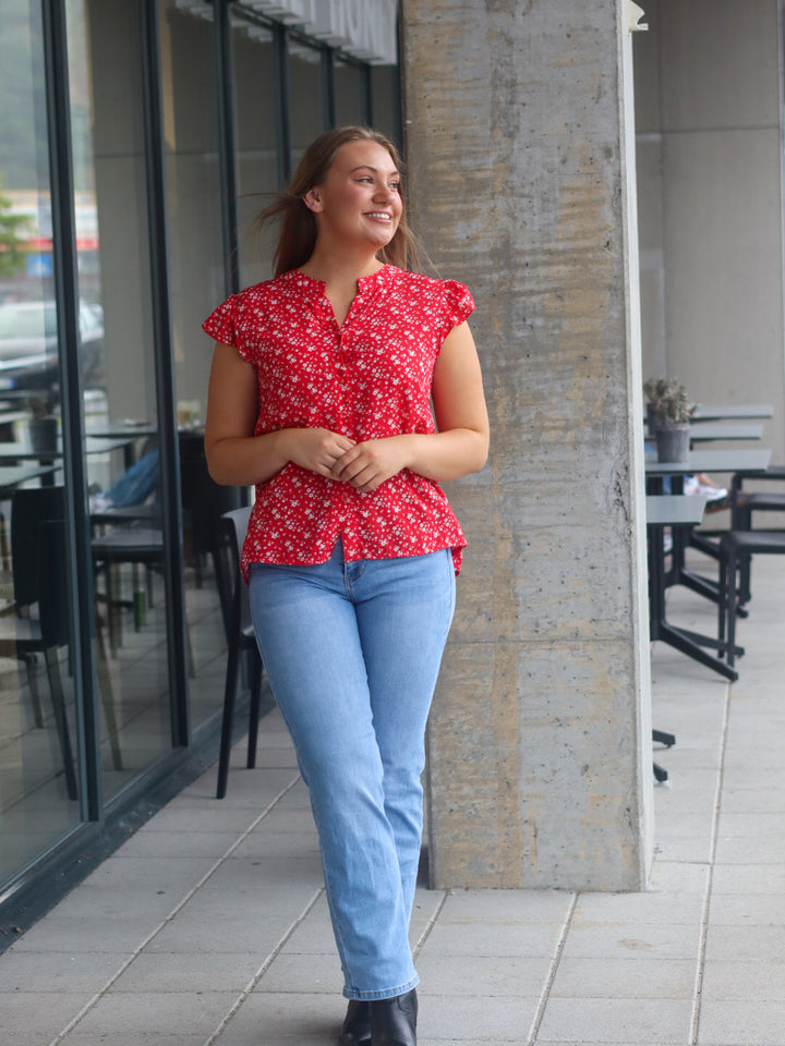 BLUSE HANSINA LALA RED