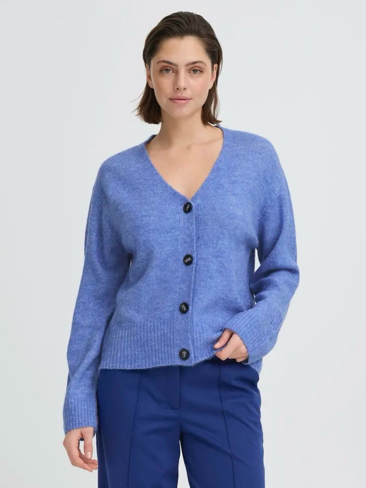 CARDIGAN IHBALING NEBULAS BLUE MELANGE