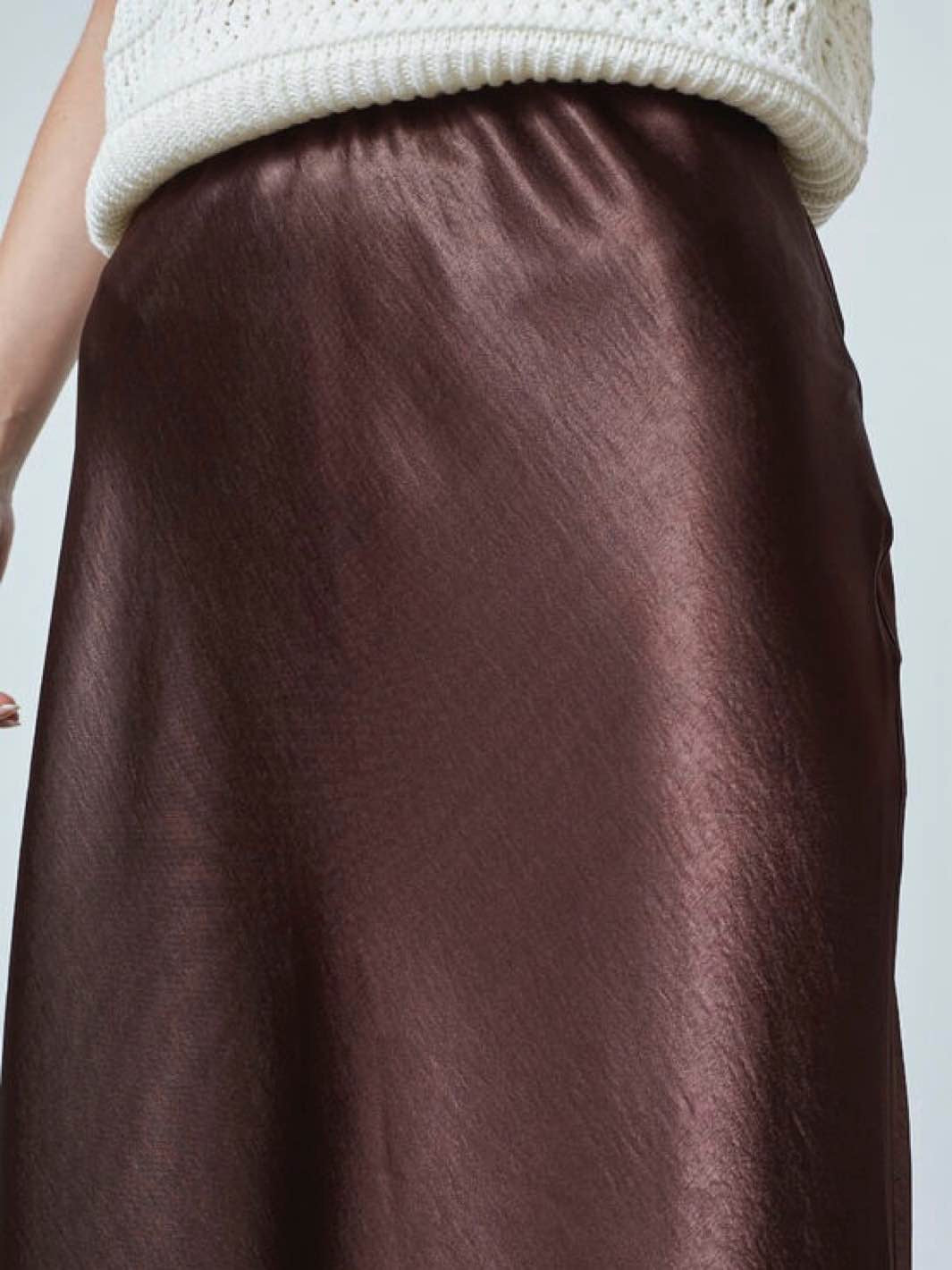 MIDISKJØRT GEWO BROWN