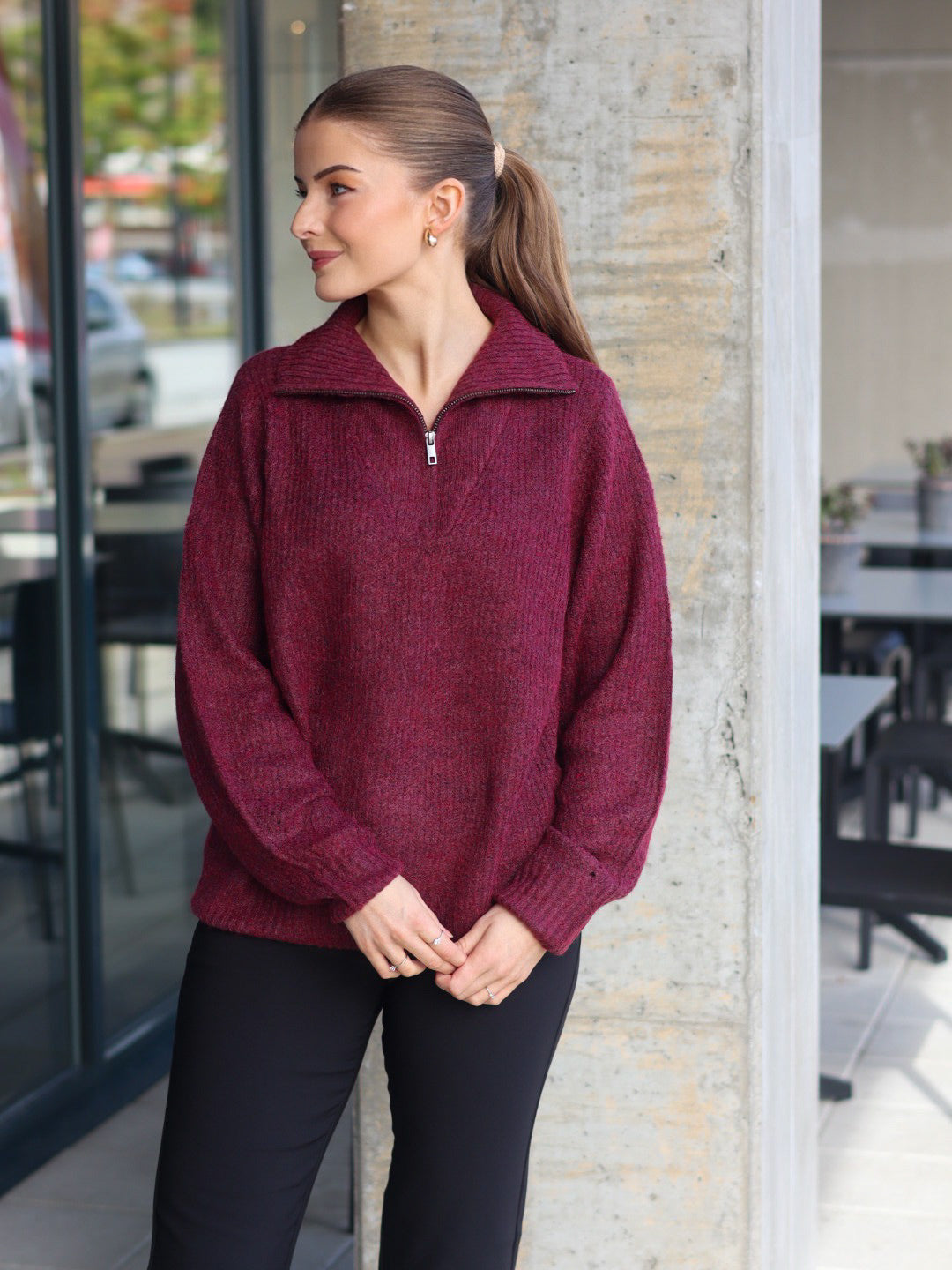 STRIKKEGENSER IHKAMARA MAROON
