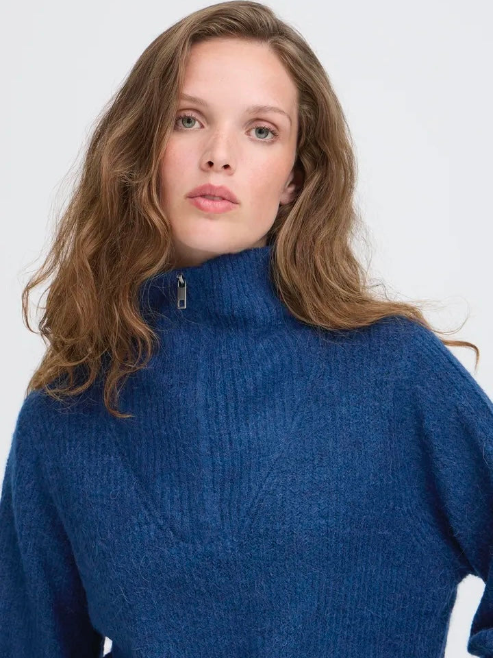 STRIKKEGENSER IHKAMARA NAVY PEONY