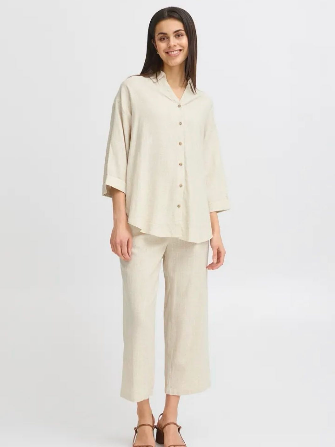 SKJORTE FRJUNA BIRCH MELANGE