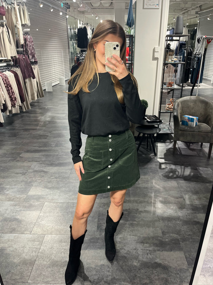SKJØRT ANNIKA MOSSY GREEN