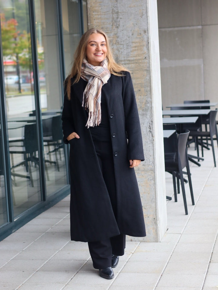 SKJERF RUTER OFFWHITE