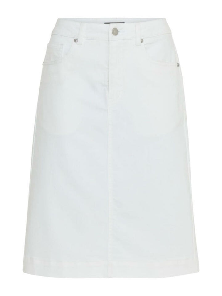 SKJØRT FRDENIMA ANTIQUE WHITE DENIM