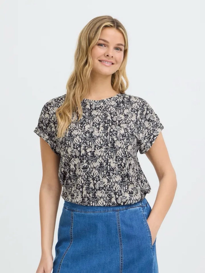 T-SKJORTE FRSEEN PAISLEY BLUE