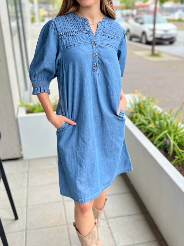 DONGERIKJOLE IHANCEY WASHED BLUE DENIM