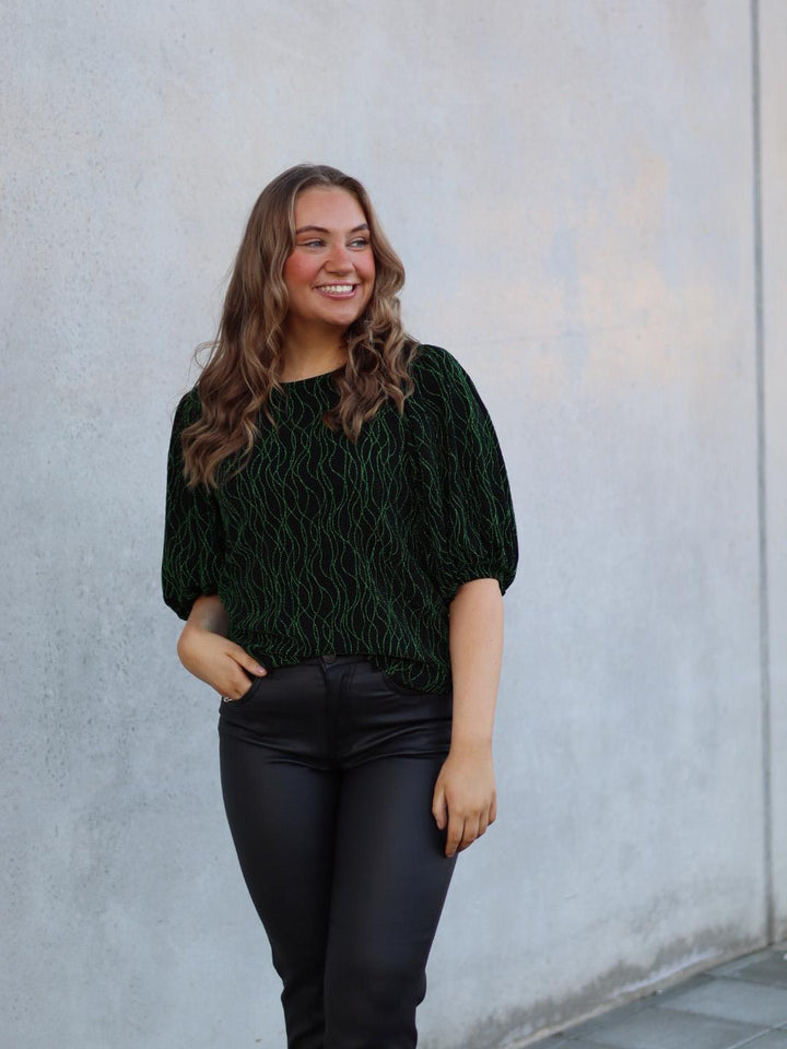 BLUSE PZHAZEL SCARAB GLITTER