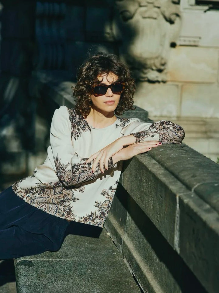 BLUSE FRADARA PUMICE STONE PAISLEY