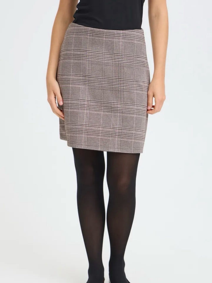 SKJØRT FRBABETT PINK CHECK