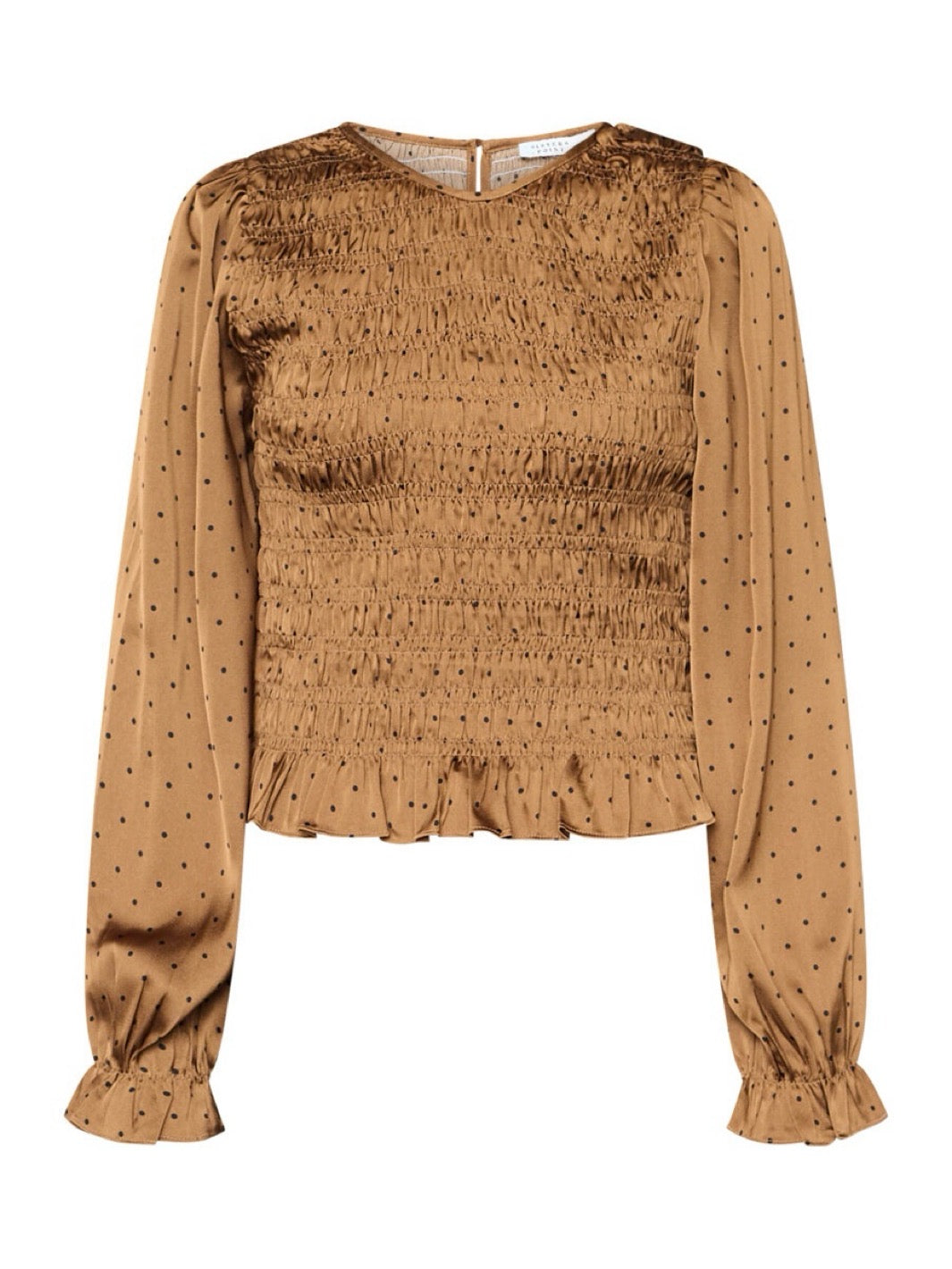 BLUSE NIX DOT COGNAC