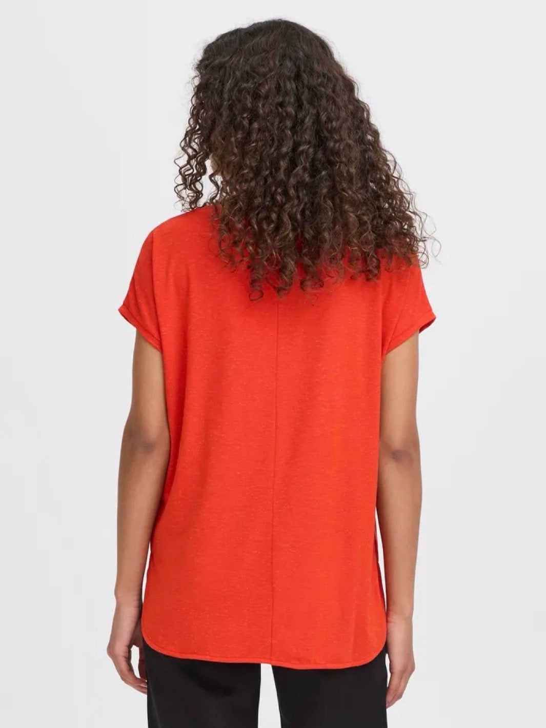 T-SKJORTE IHREBEL FIERY RED