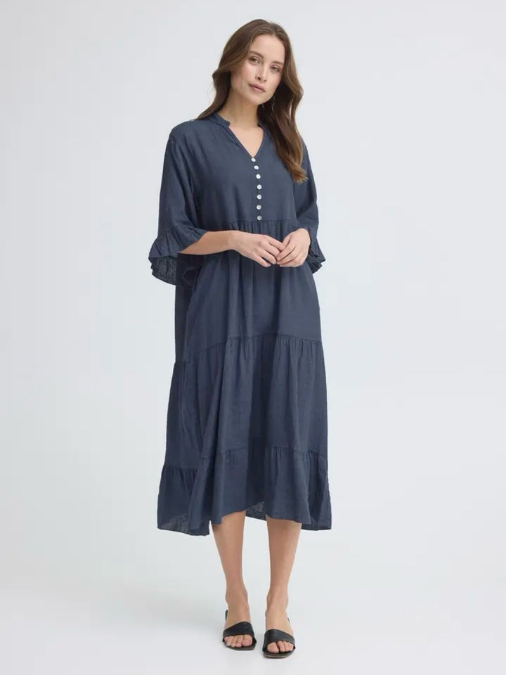 LIN KJOLE SBFONTANELLE NAVY