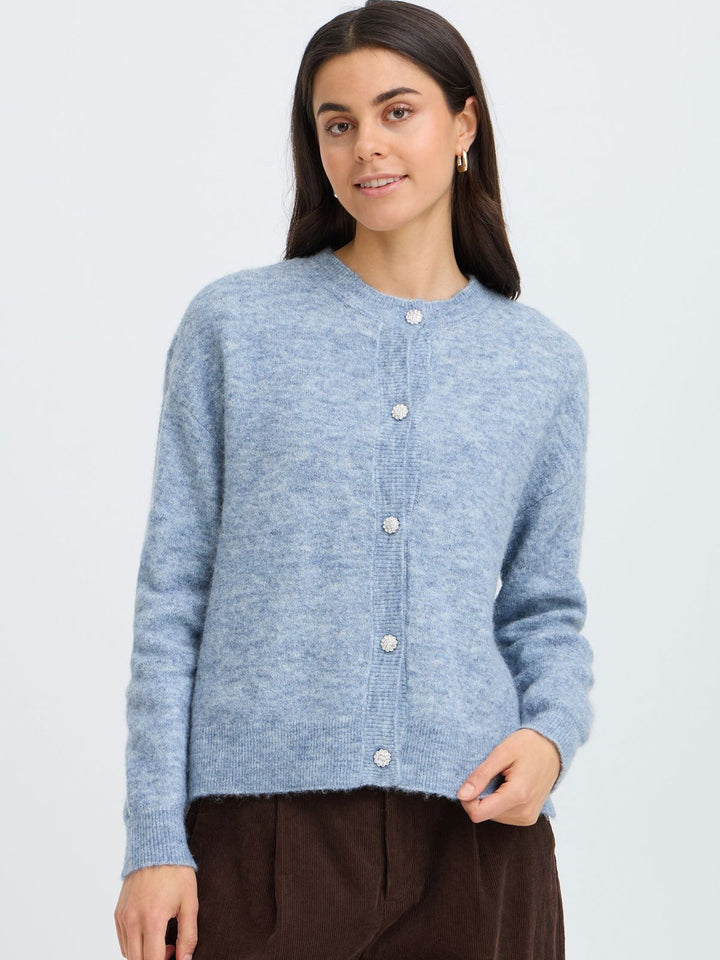 CARDIGAN FRSANNY BLUE BLIZZARD MELANGE