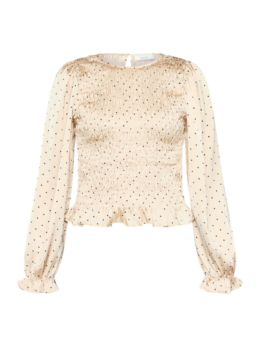 BLUSE NIX DOT CHAMPAGNE