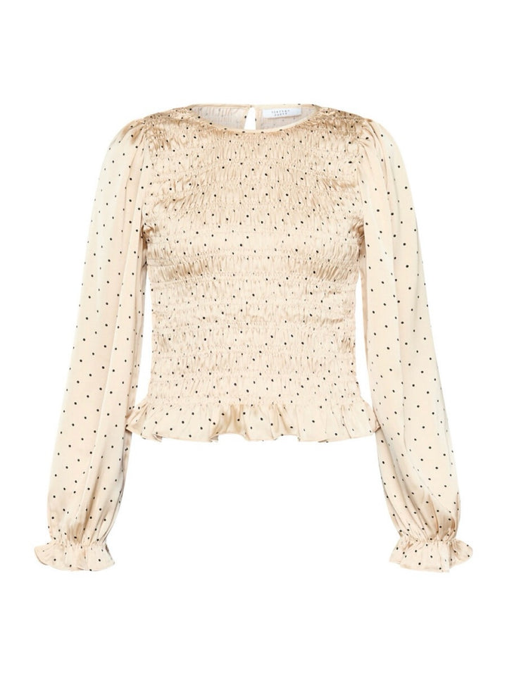 BLUSE NIX DOT CHAMPAGNE
