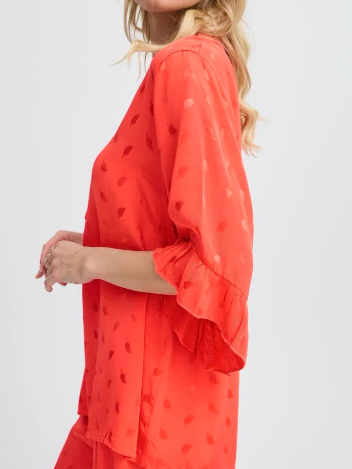 BLUSE SBBITTEN HIBISCUS