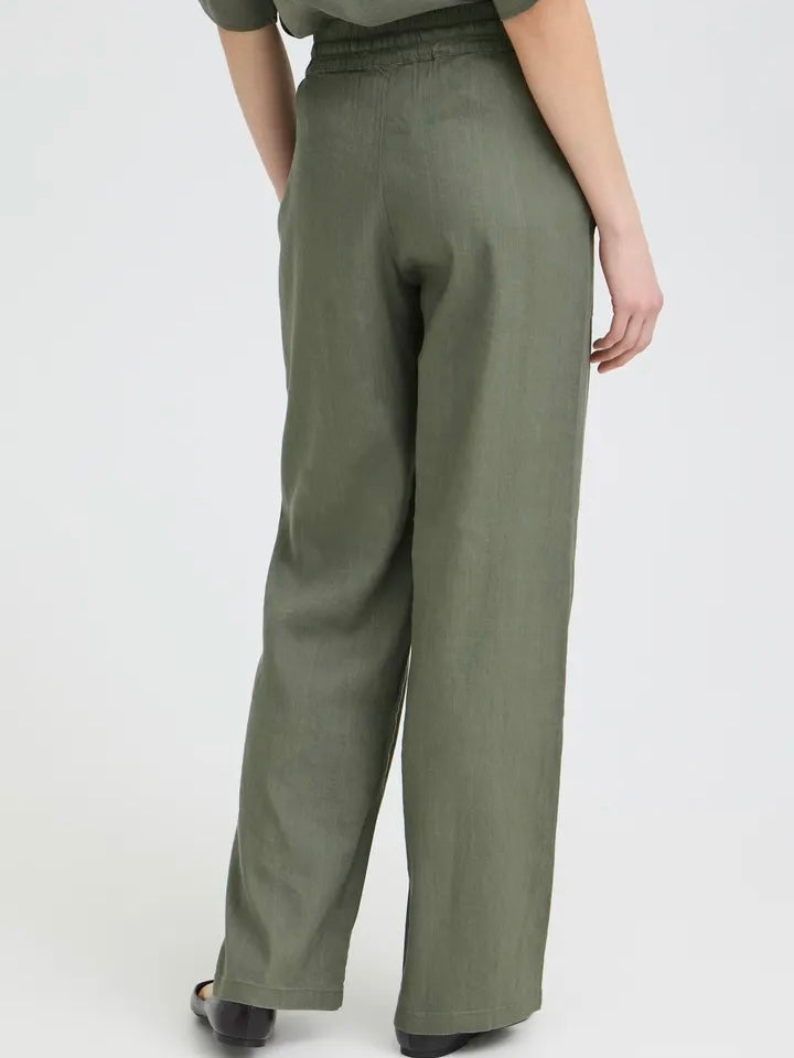 LIN BUKSE PZLUCA DEEP LICHEN GREEN