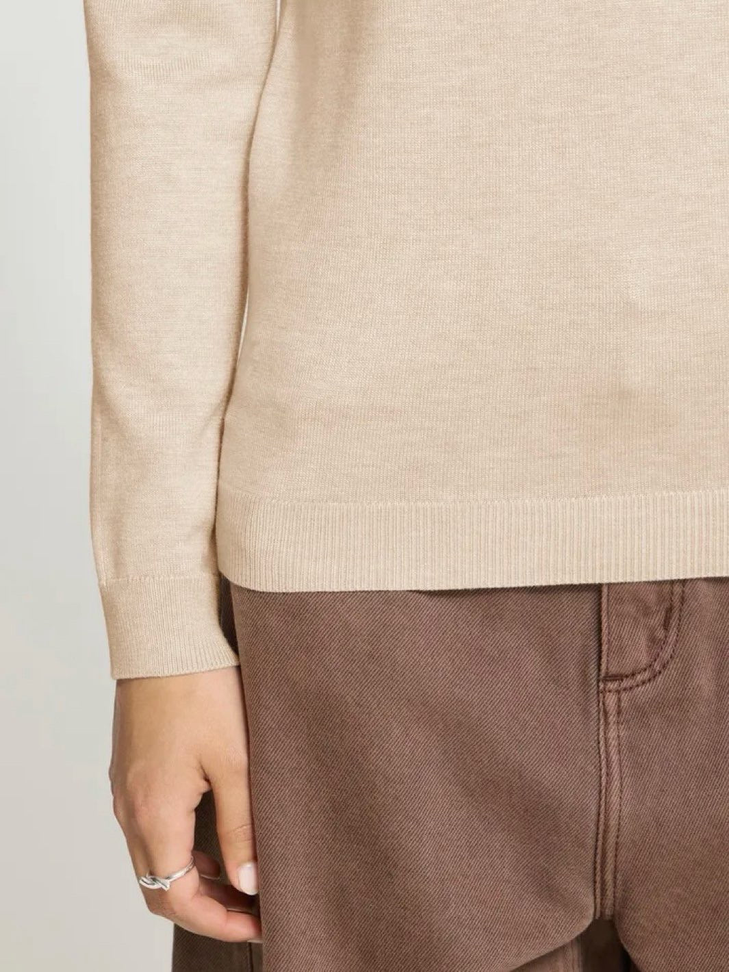 GENSER IHLULS TURTLENECK OATMEAL MELANGE