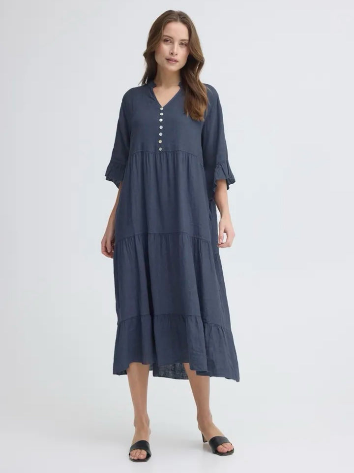 LIN KJOLE SBFONTANELLE NAVY