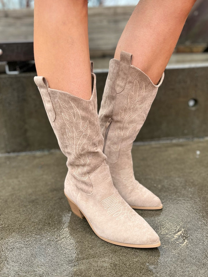 BOOTS ROSETTA TAUPE