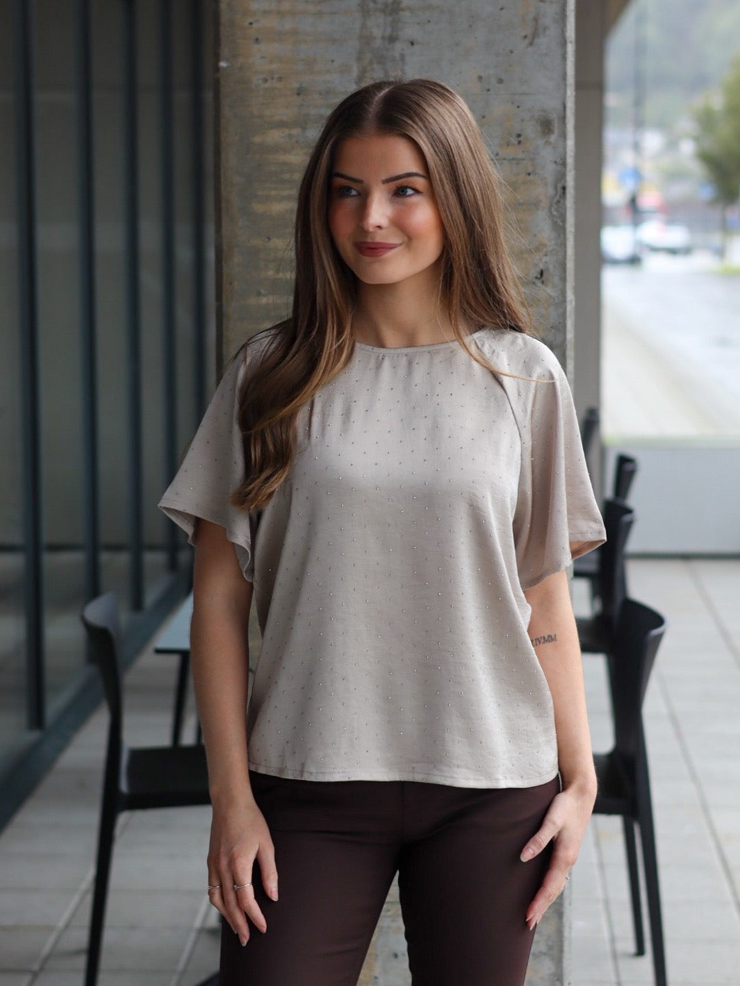 BLUSE DAMIK LIGHT SAND