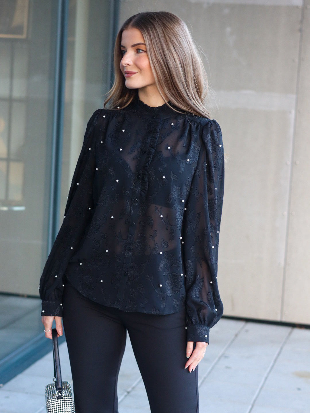 BLUSE VIRSA BLACK PEARL