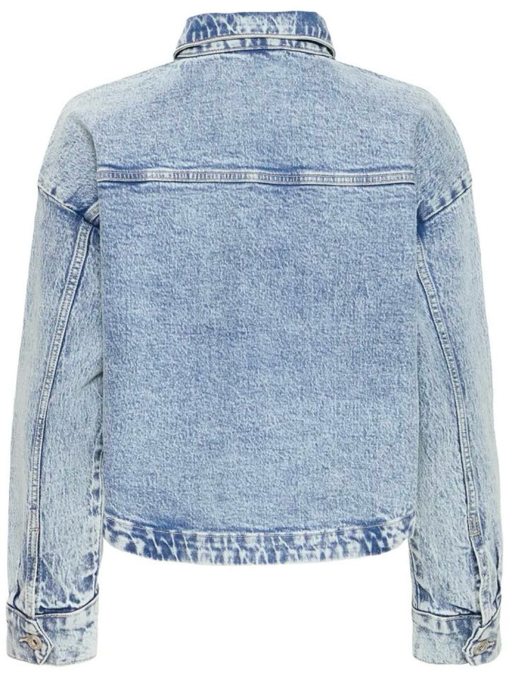DONGERIJAKKE IHJUNNI LIGHT BLUE STONEWASH