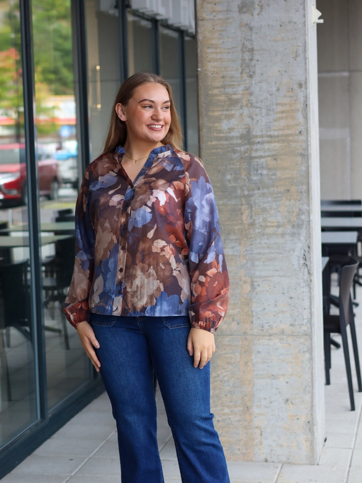 BLUSE SBLEYIA CHOCOLATE