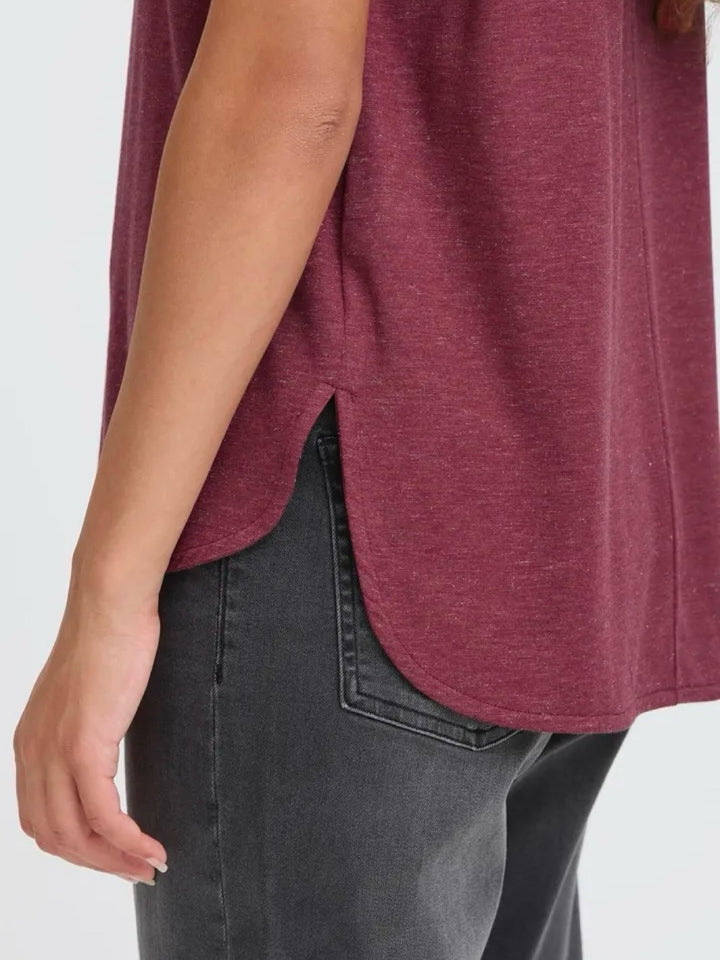 T-SKJORTE IHREBEL MAROON