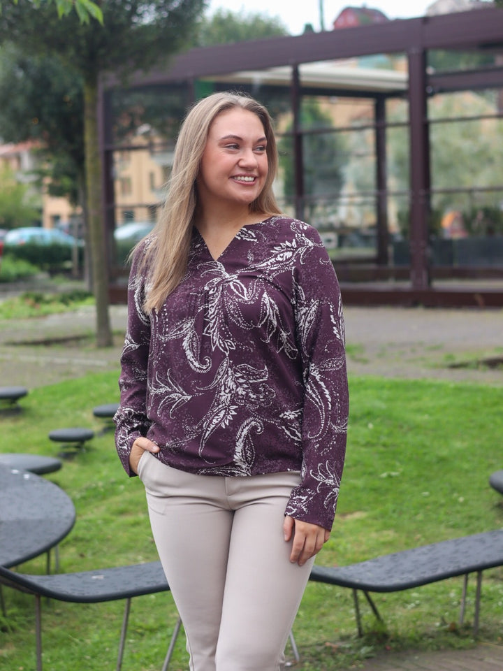 BLUSE FRKIKI PAISLEY FUDGE