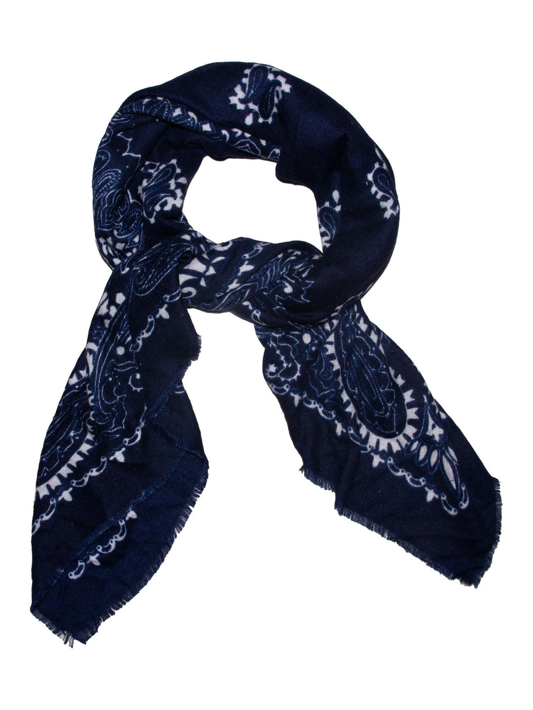 SKJERF NAVY PAISLEY