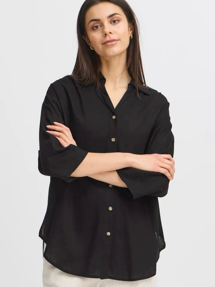 SKJORTE FRJUNA BLACK