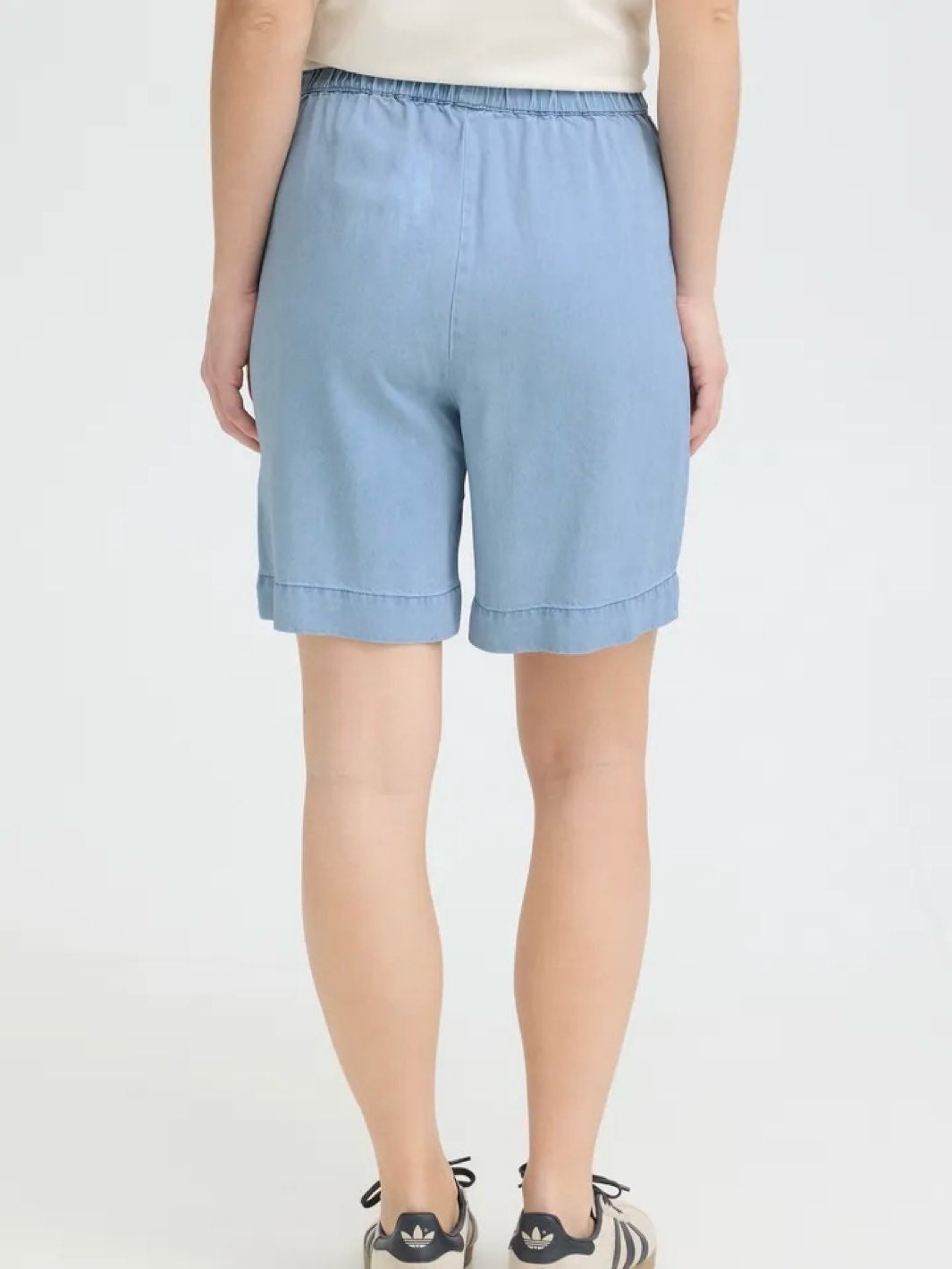 SHORTS PZCHRISTA LIGHT BLUE DENIM