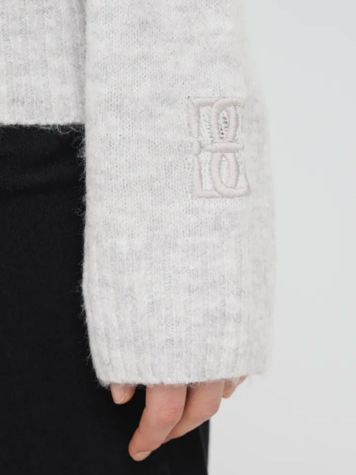 CARDIGAN IHBALING LIGHT GREY MELANGE