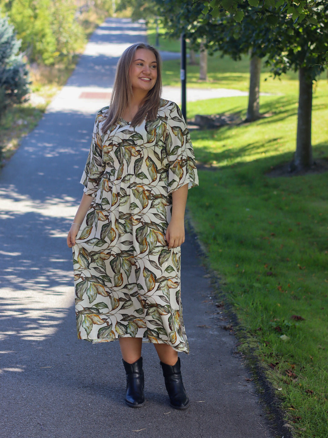 MIDIKJOLE SBKASINA DUSTY OLIVE