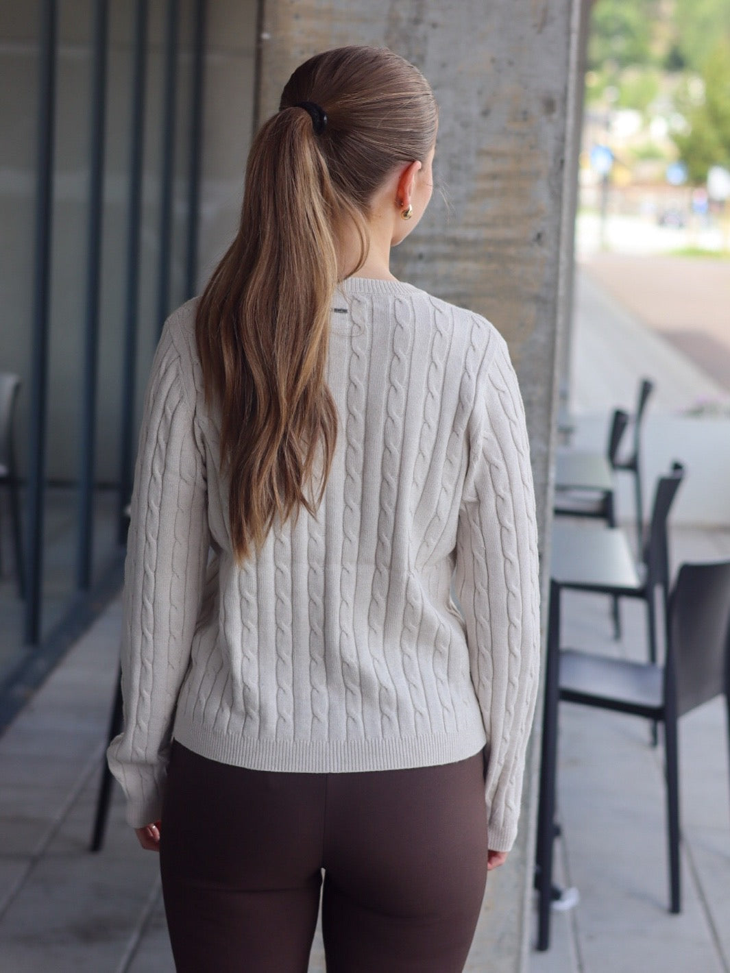 CARDIGAN PZSTEFFI CLOUD DANCER MELANGE