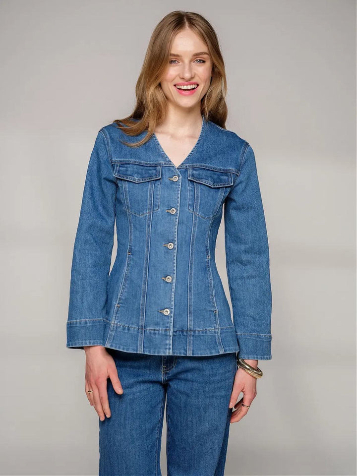 DONGERIJAKKE PERDIE MEDIUM BLUE