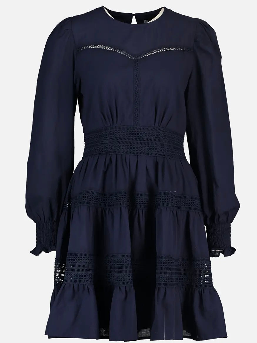 KJOLE ELOISE L/S NAVY