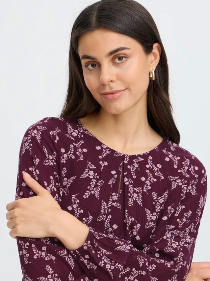 BLUSE FRMERLE FLOWER PORT ROYALE