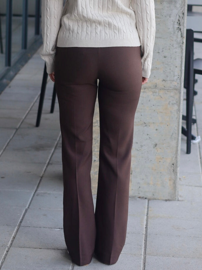 BUKSE IHLEXI BOOTCUT COFFE BEAN
