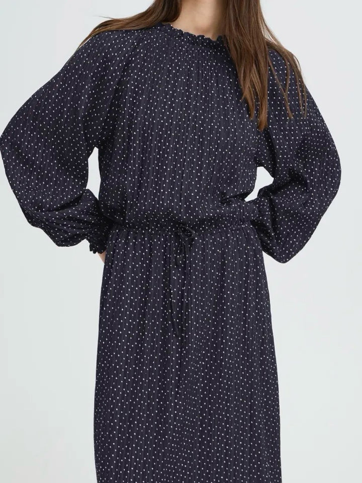 MIDIKJOLE PZADDISON DARK SAPPHIRE