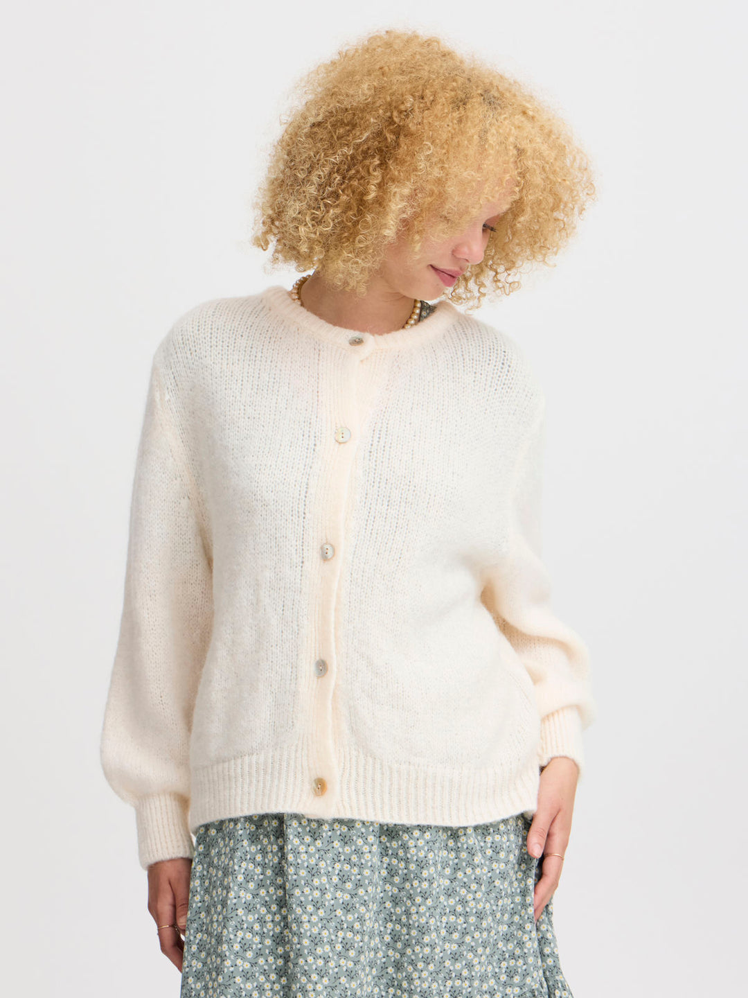CARDIGAN SBGULVIG ANTIQUE WHITE