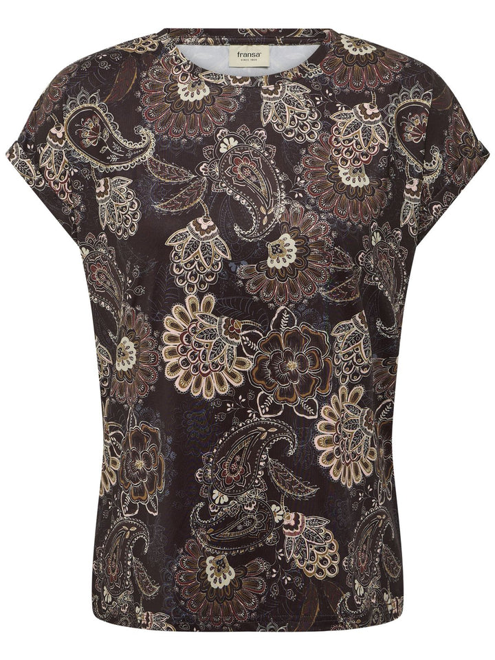T-SKJORTE FRSEEN BLACK TOFFEE