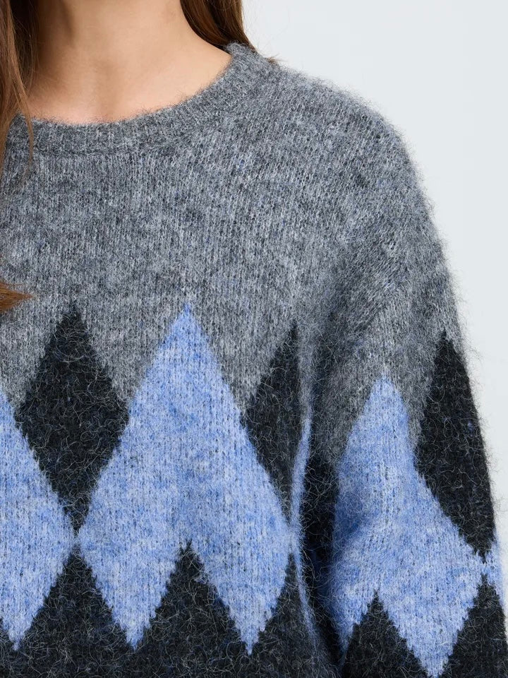 STRIKKEGENSER PZESTEL GREY MELANGE