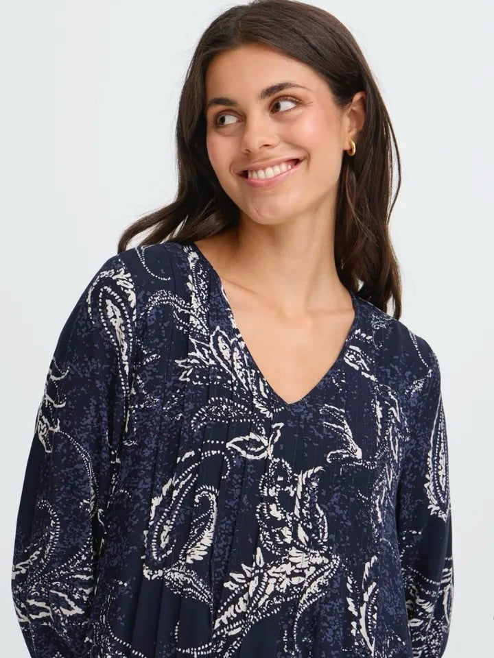 KJOLE FRKIKI  PAISLEY NIGHTSKY