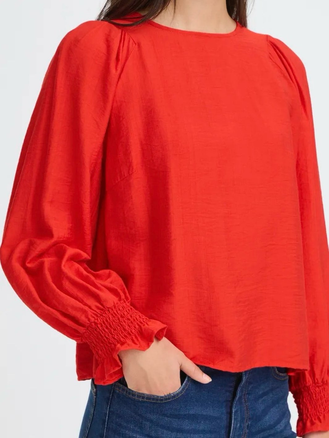 BLUSE IHWILMA RACING RED