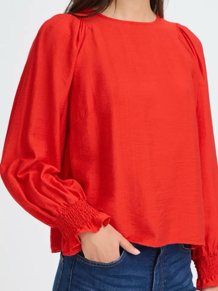 BLUSE IHWILMA RACING RED