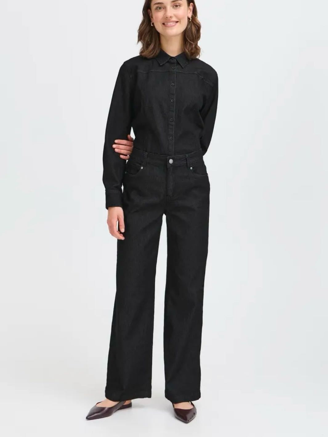 JEANS FRCHI HANNA BLACK DENIM
